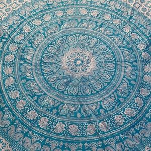 Blue and White Tapestry